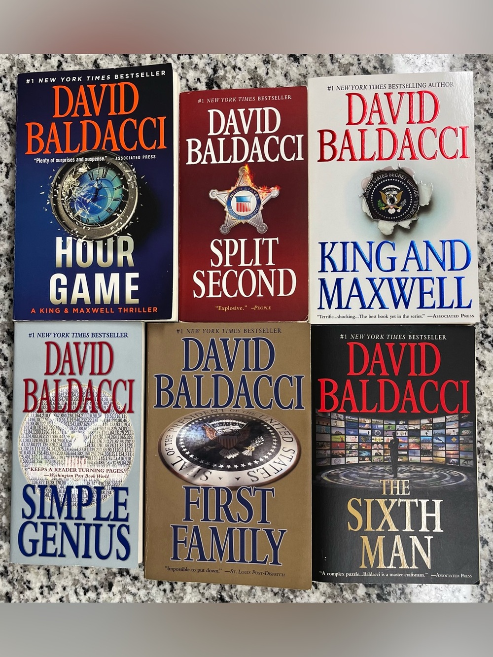 David Baldacci | King And Maxwell Series, paperback